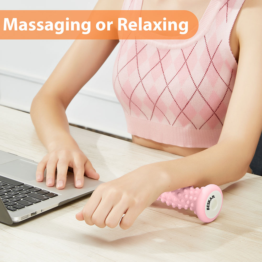 BESKAR Foot Massager Roller for Plantar Fasciitis Relief, Portable, Deep Tissue Muscle Massage 6 BESKAR Foot Massager Roller for Plantar Fasciitis Relief, Portable, Deep Tissue Muscle Massage