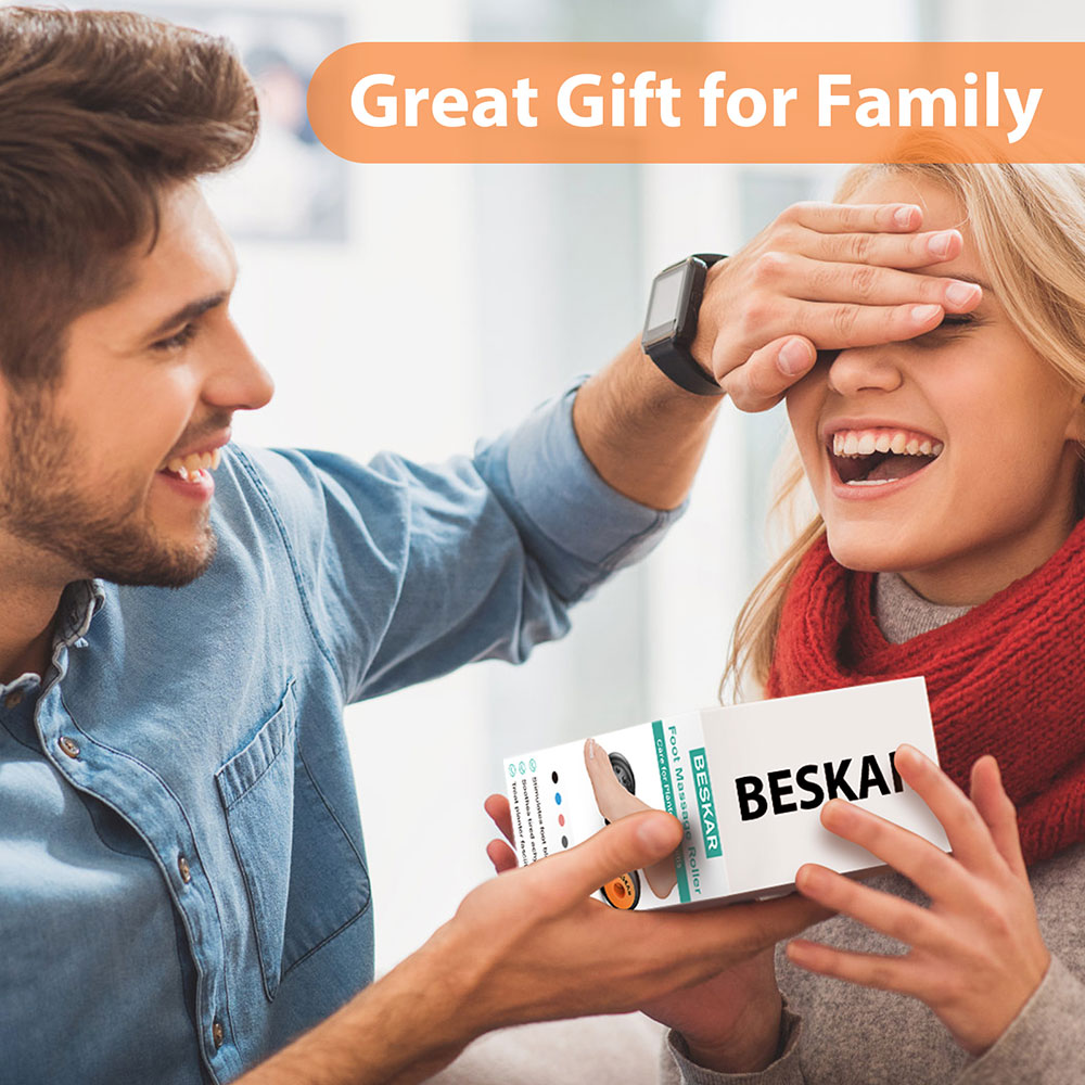 BESKAR Foot Massager Roller for Plantar Fasciitis Relief, Portable, Deep Tissue Muscle Massage 7 BESKAR Foot Massager Roller for Plantar Fasciitis Relief, Portable, Deep Tissue Muscle Massage