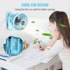 BESKAR USB Clip on Fan, Portable Small Fan with Cord Powered，3 Speeds Strong Airflow